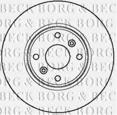BORG & BECK bbd5211 -  Тормозной диск